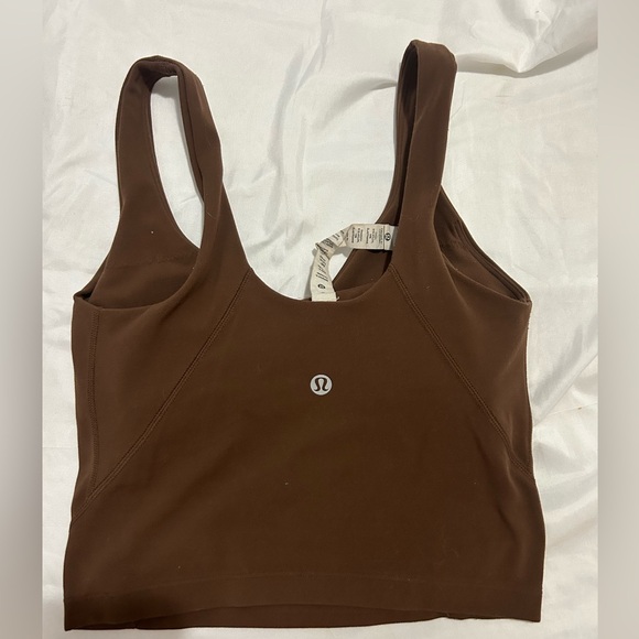 lulu lemon brown align tank - Picture 3 of 5